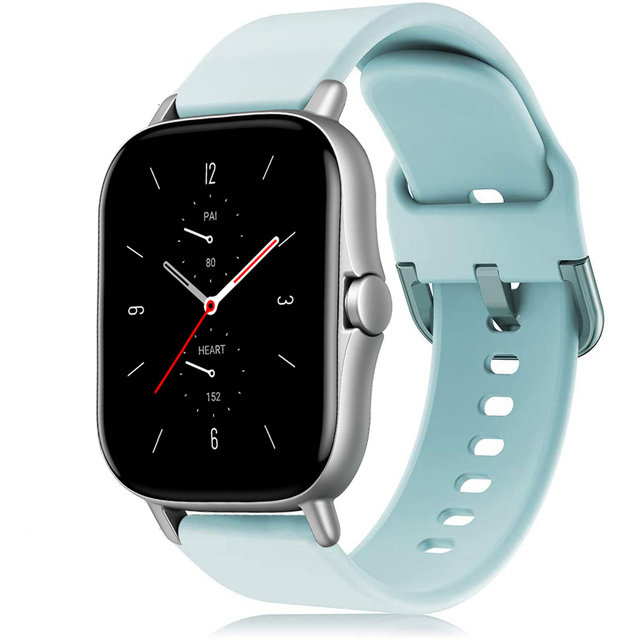 Silicone strap For Amazfit GTS/2/2e/GTS2 Mini/GTR 42mm/47mm/GTR2/2e/stratos 2/3 Sport Watch Bracelet Amazfit bip band