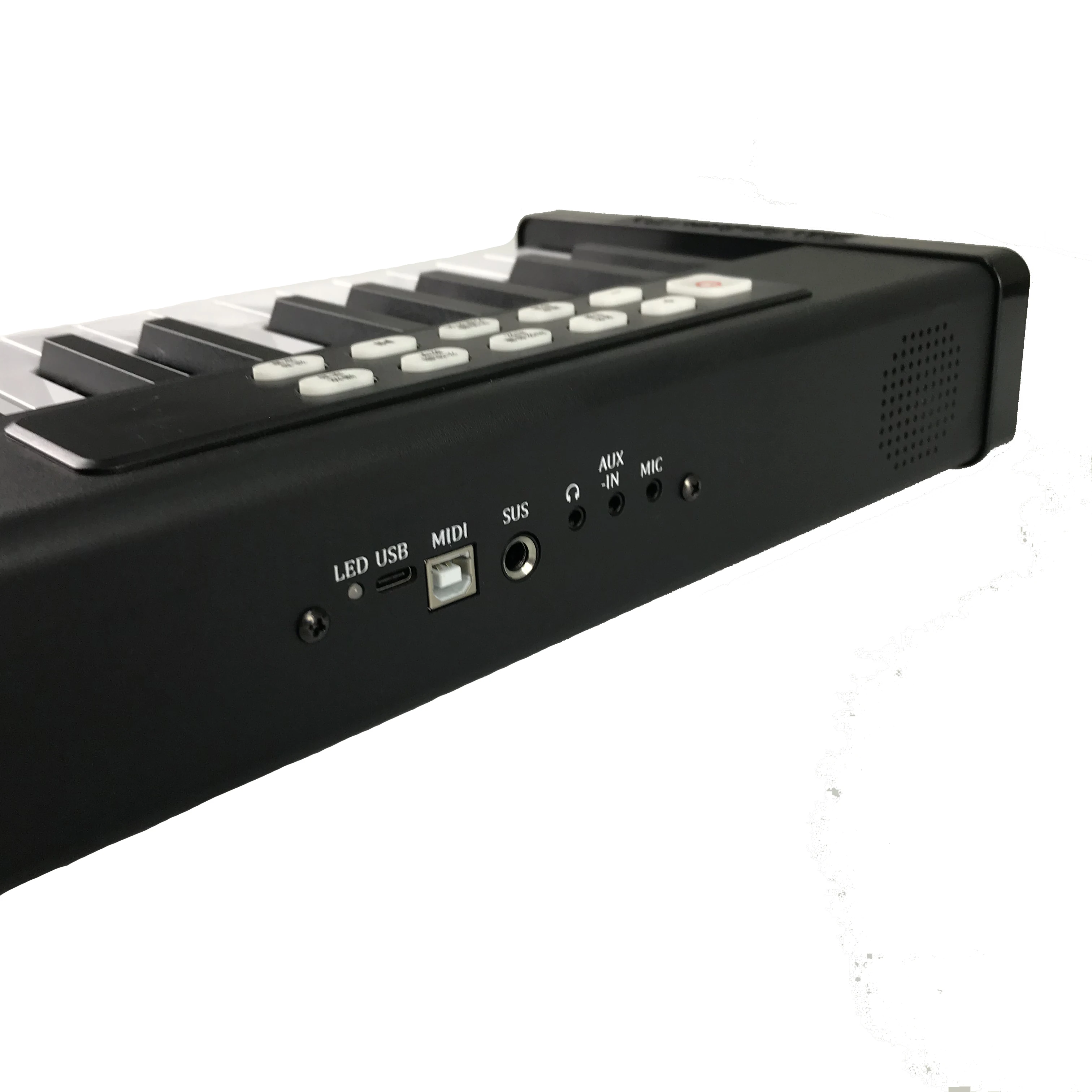 61 Key Digital Electric Piano Keyboard With Phone Holder Electronic Touch Sensitive Keyboard For Practice