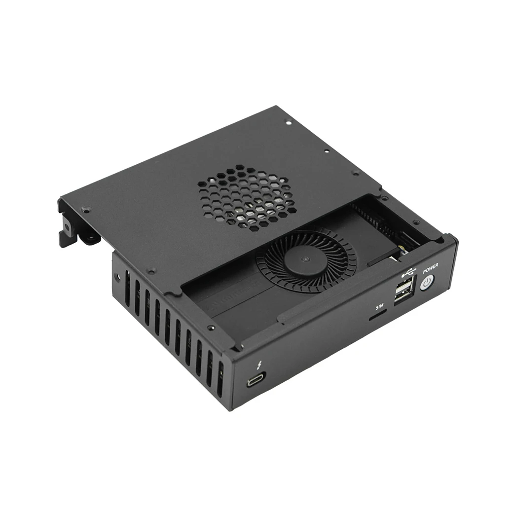 DFRobot ���� Ȯ�� ������ ���̽� �ڽ�, �˷�̴� �ձ�, LattePanda Sigma��, �پ��� ��ǥ�� M.2 Ȯ�� ����