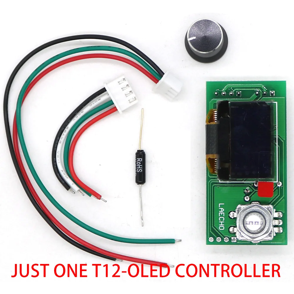 T12 STC-OLED Lötstation Eisen DIY Teile Kits T12-952 Digitaler Temperaturregler Lötkolben mit Metallgehäuse – Detail 5