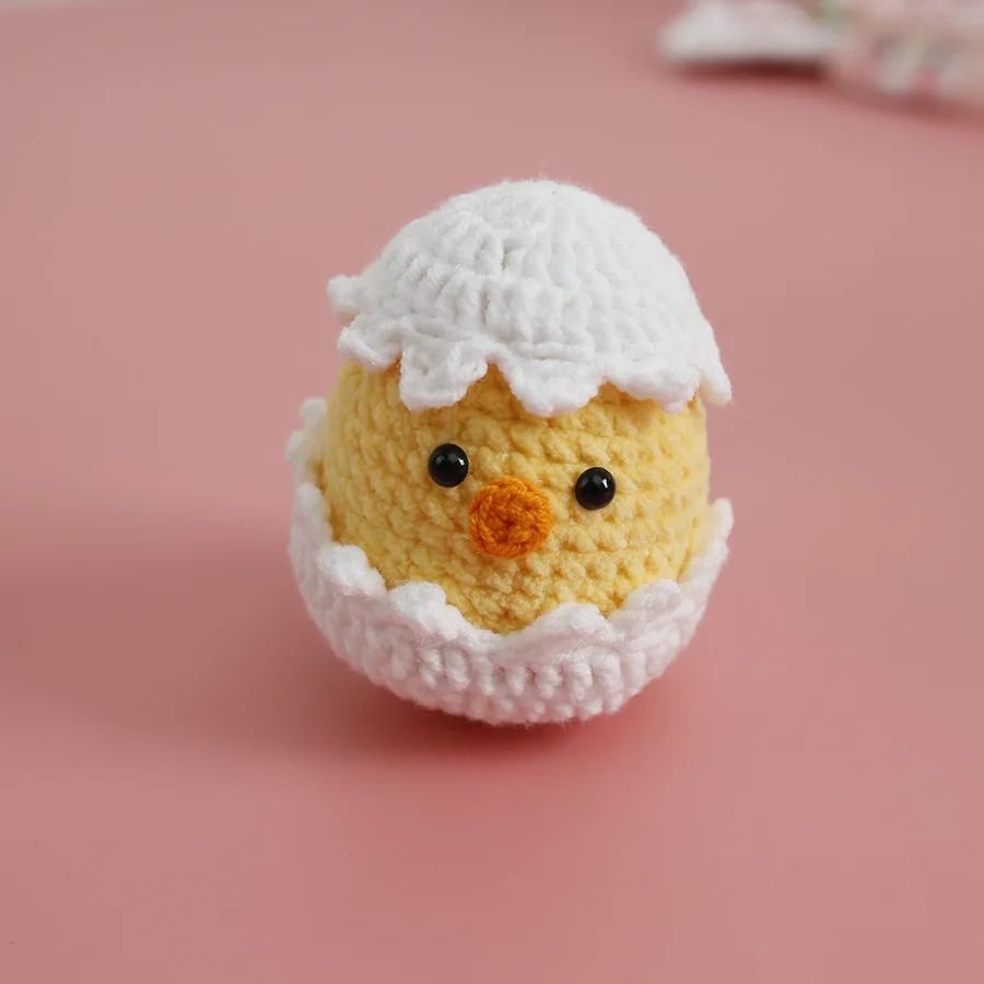 Crochet Chick Egg Rabbit Ornament For Easter Party