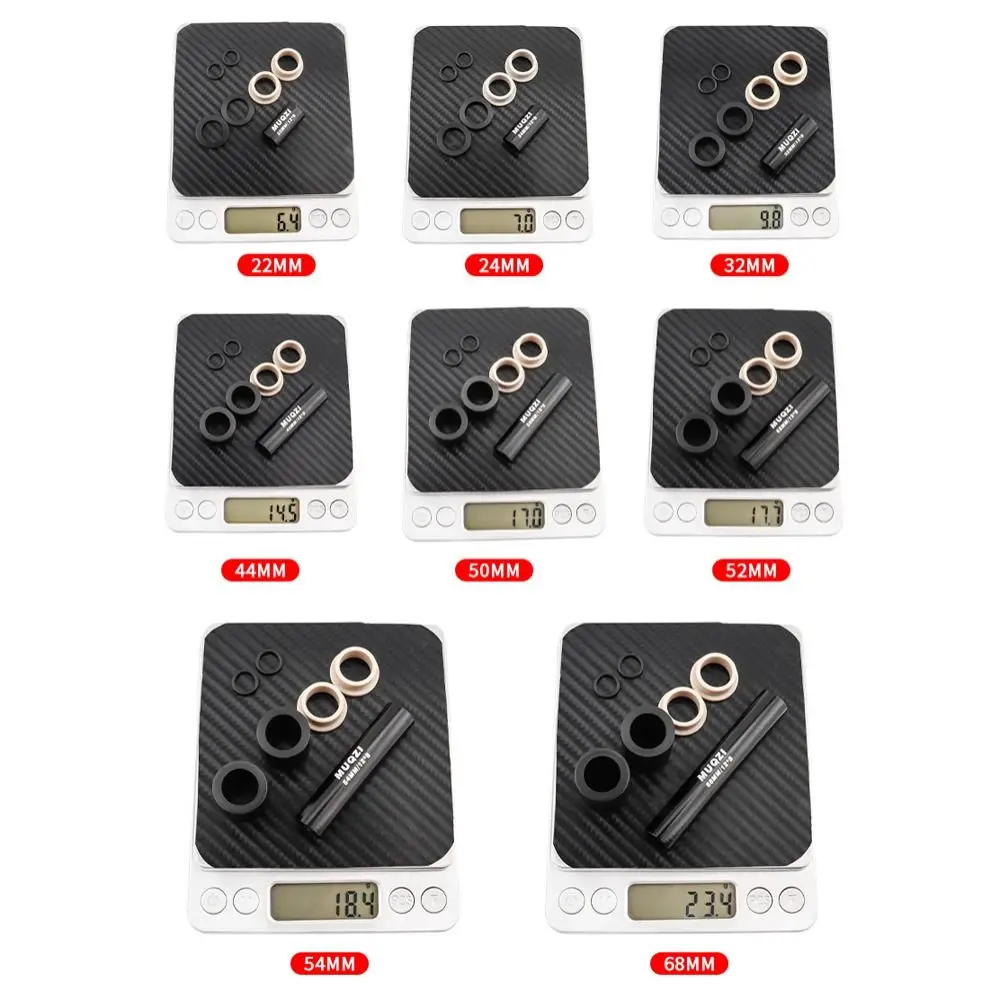 MTB 리어 쇼크 부싱 ID 12.7mm 22 - 68mm 충격 흡수 장치 DU 부싱 알루미늄 합금 범용 자전거 리어 쇼크 업소버