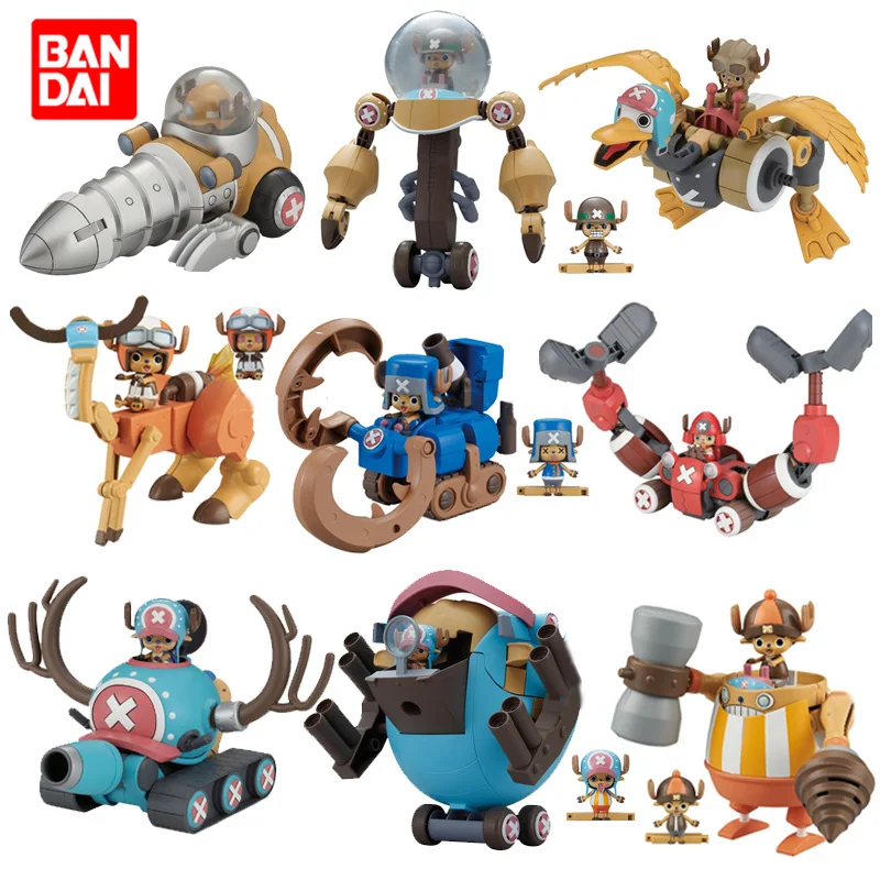 

Bandai One Piece Figure Tony Tony Chopper Robot First Second Generation Anime Figures ABS Assembly Model Toys Birthday Gift