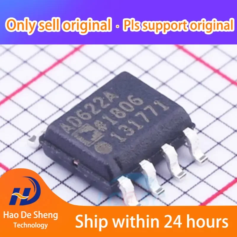 

10 шт./лот AD622ARZ Logo AD622A SOP8 новый оригинальный фотоаккумулятор