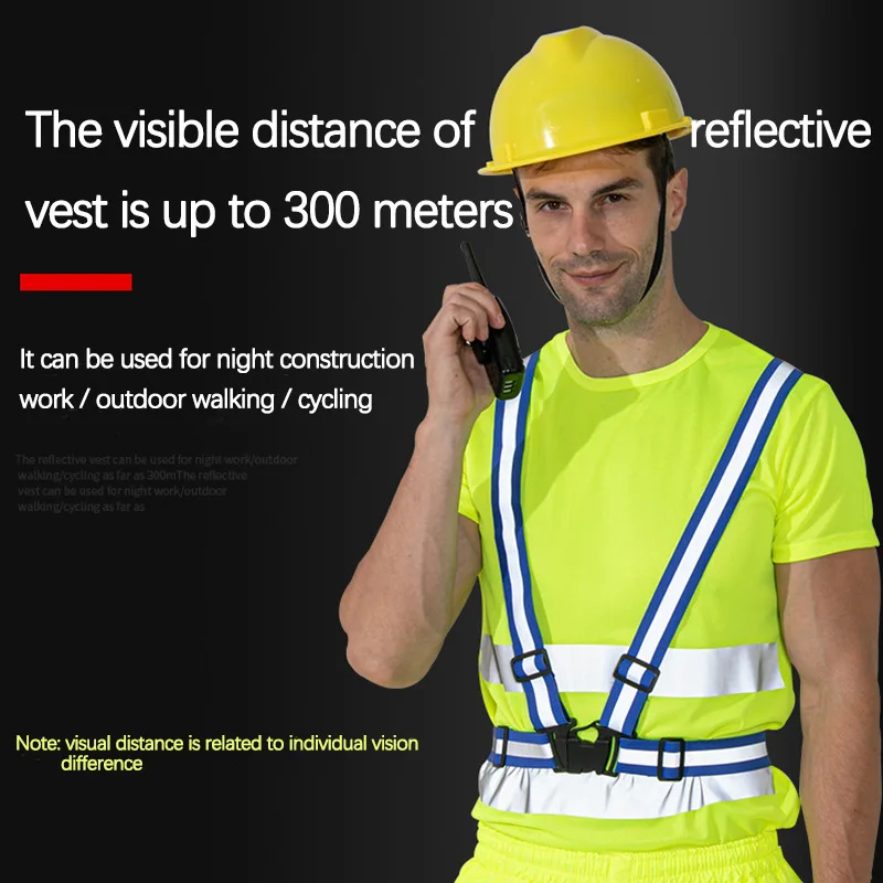 AKZZ Reflective Strap for Night Running Reflective Strap Elastic Vest