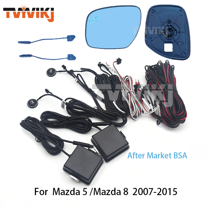 

Боковое зеркало заднего вида синее стекло объектив с системой слепых зон для Mazda 5 Mazda 8 CX7 2007-2015 антибликовое