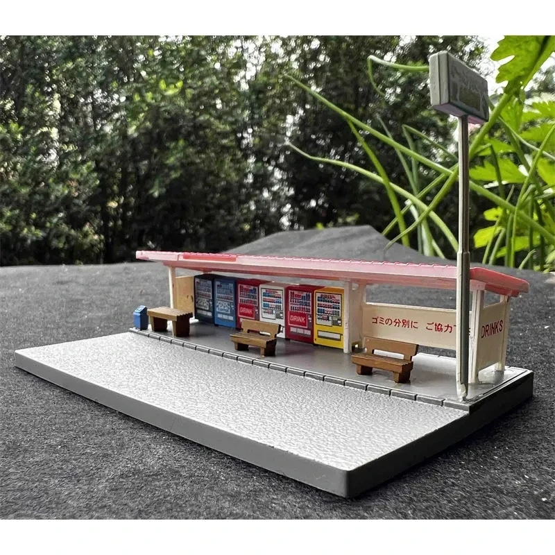1/144 N Scale Building Model Vending Machine Kiosks Model Train Scene Miniature Collection Sand Table Landscape Assemble Model - Image 6