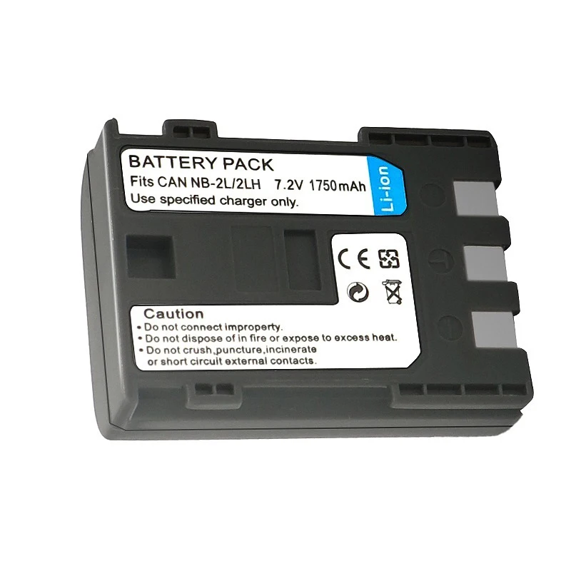 Bateria para Canon Eos Rebel Nb2lh Nb-2l nb 2lh xt Xti 350d 400d Dc310 Dc420 g9 g7 S80 S70 S30 S50 Hg10 Hv20 Mah 1750 - Image 2