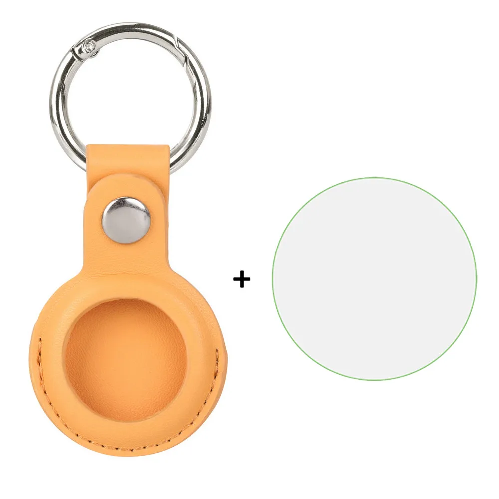 2020 new For AirTags Cover  Leather Protection Anti-Lost Protective Case For Apple Locator Tracker Cover 