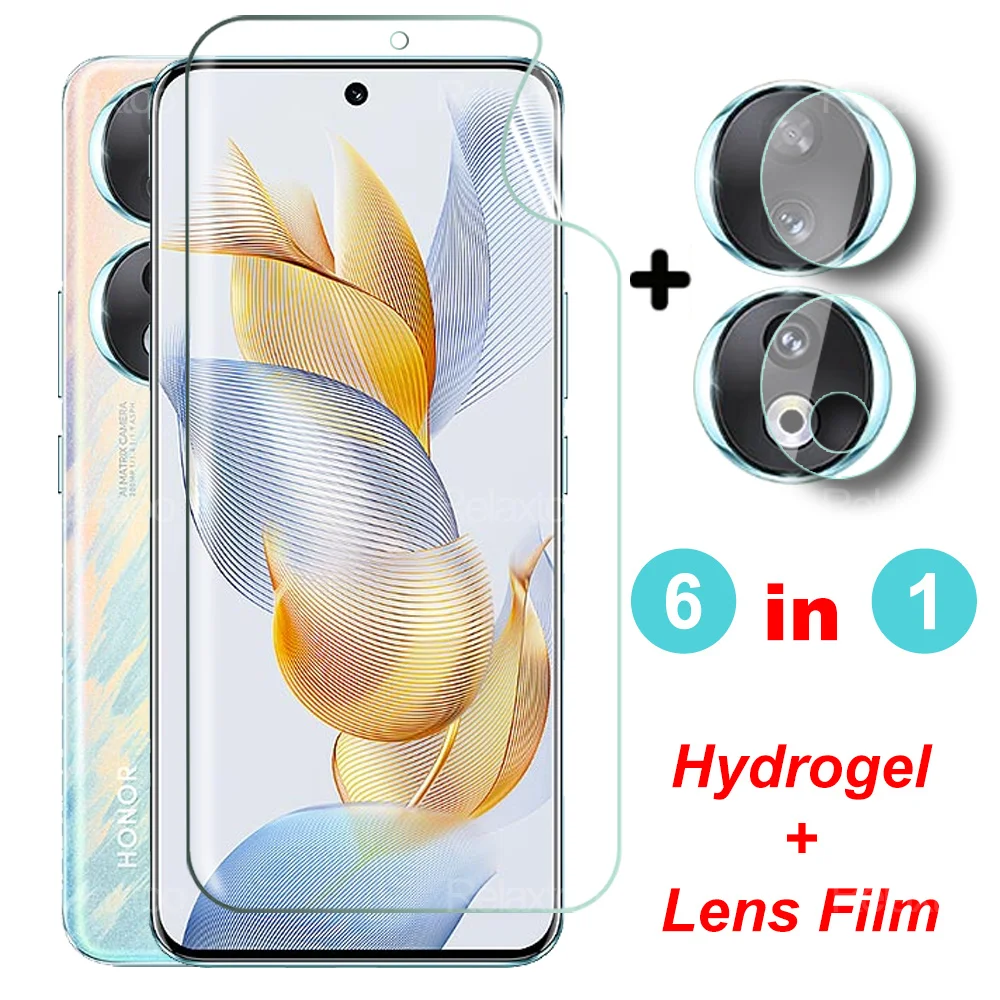 

Soft Screen Protector For Honor 90 5G REA-AN00 6To2 Hydrogel Film On Honor90 Lite 90Lite Honar 90 Light Honor90Lite Camera Glass