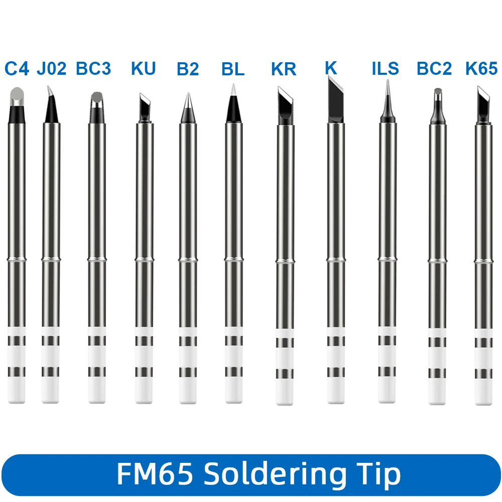 T65 FM65 Soldering Iron Tip for T65 HS01 GD300 T85 Replacement Heater Solder Co