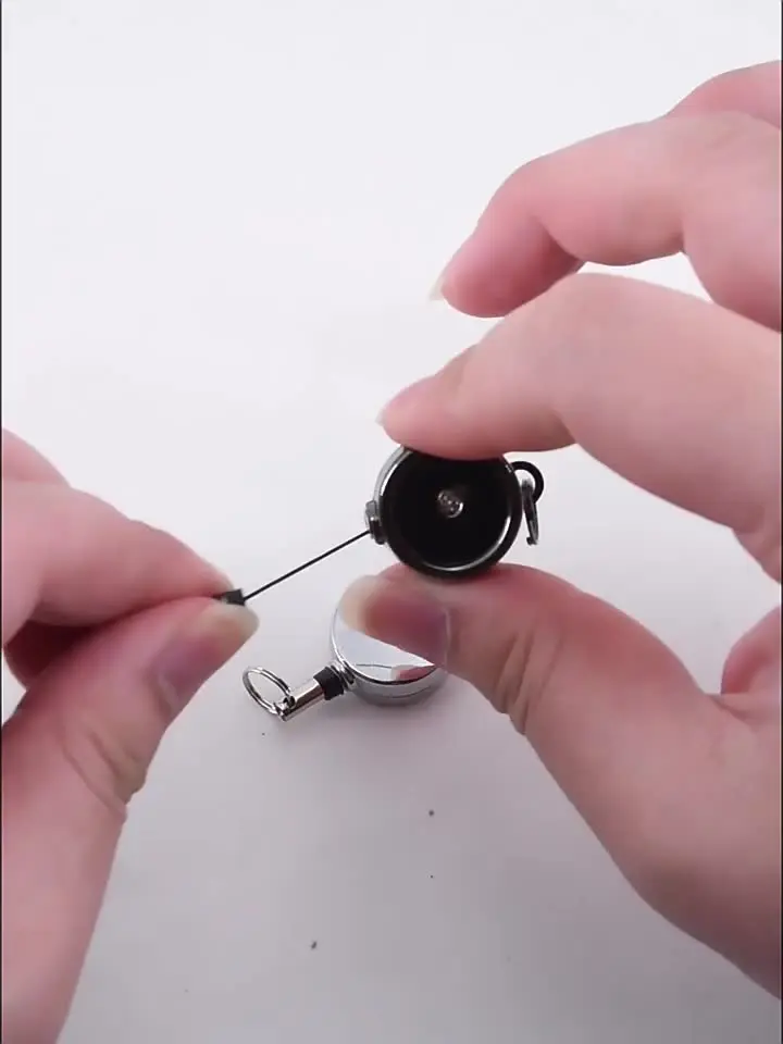 Lot de 16 porte-clés en spirale rétractable, anti-vol, anti-perte