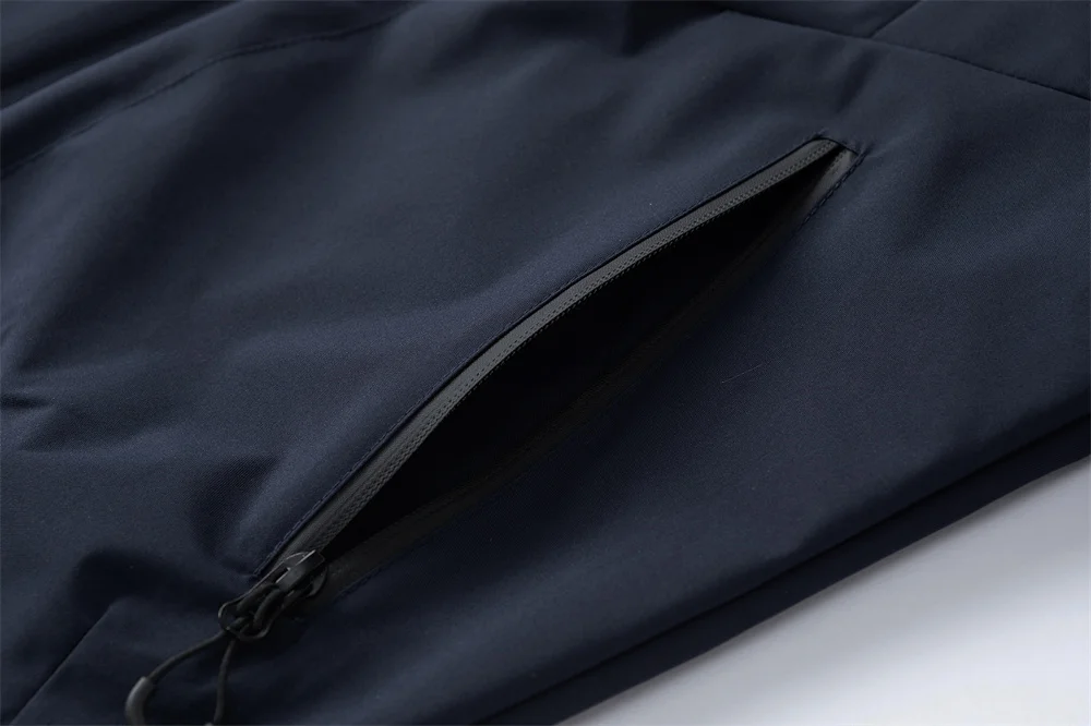 Windproof Waterproof Jacket - Plus Size Workwear Coat With Breathable Zipper Closure