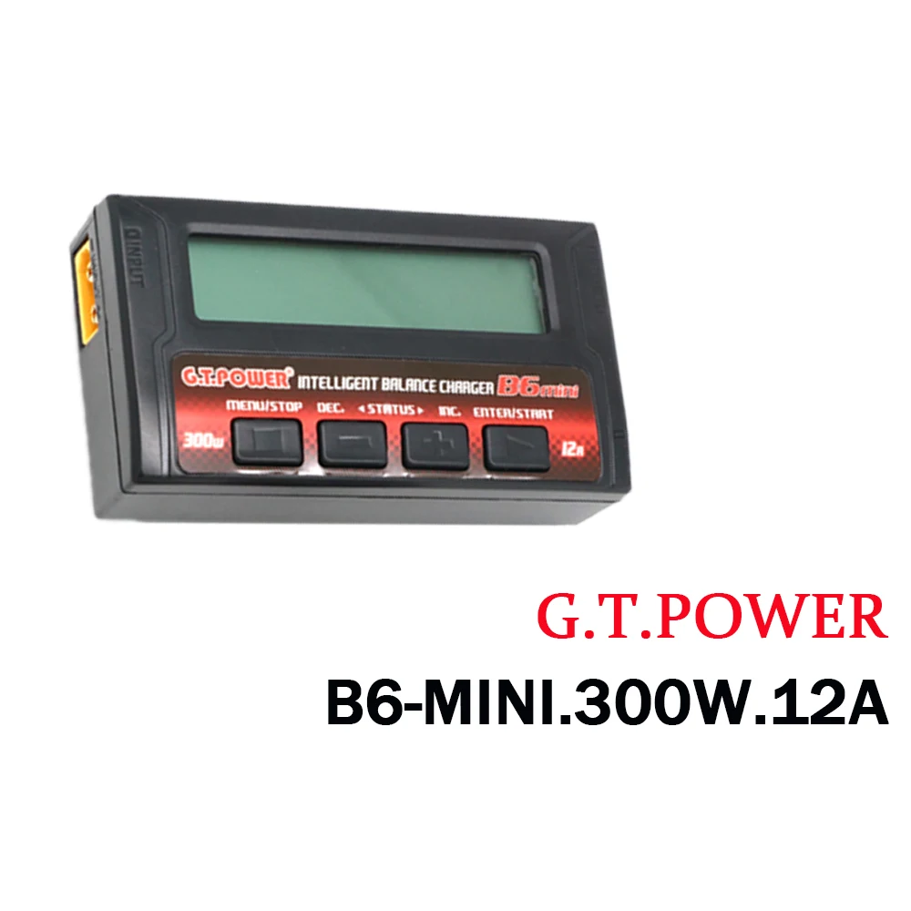 

1/2/5 комплектов GT.POWER IMAX зарядное устройство B6 мини балансирующее разрядное устройство 300 Вт 12 а для радиоуправляемого автомобиля PFV зарядка аккумулятора дрона