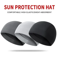 Outdoor Sports Cycling Hat Quick Drying Small Cap Motorcycle Ice Silk Breathable Hat Bike Helmet Liner Hat Running Skiing Headwe 2