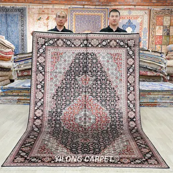 152x244cm Persian Carpet Colorful Handmade Exquisite 100% Silk Rug For Sale (SLF179B)