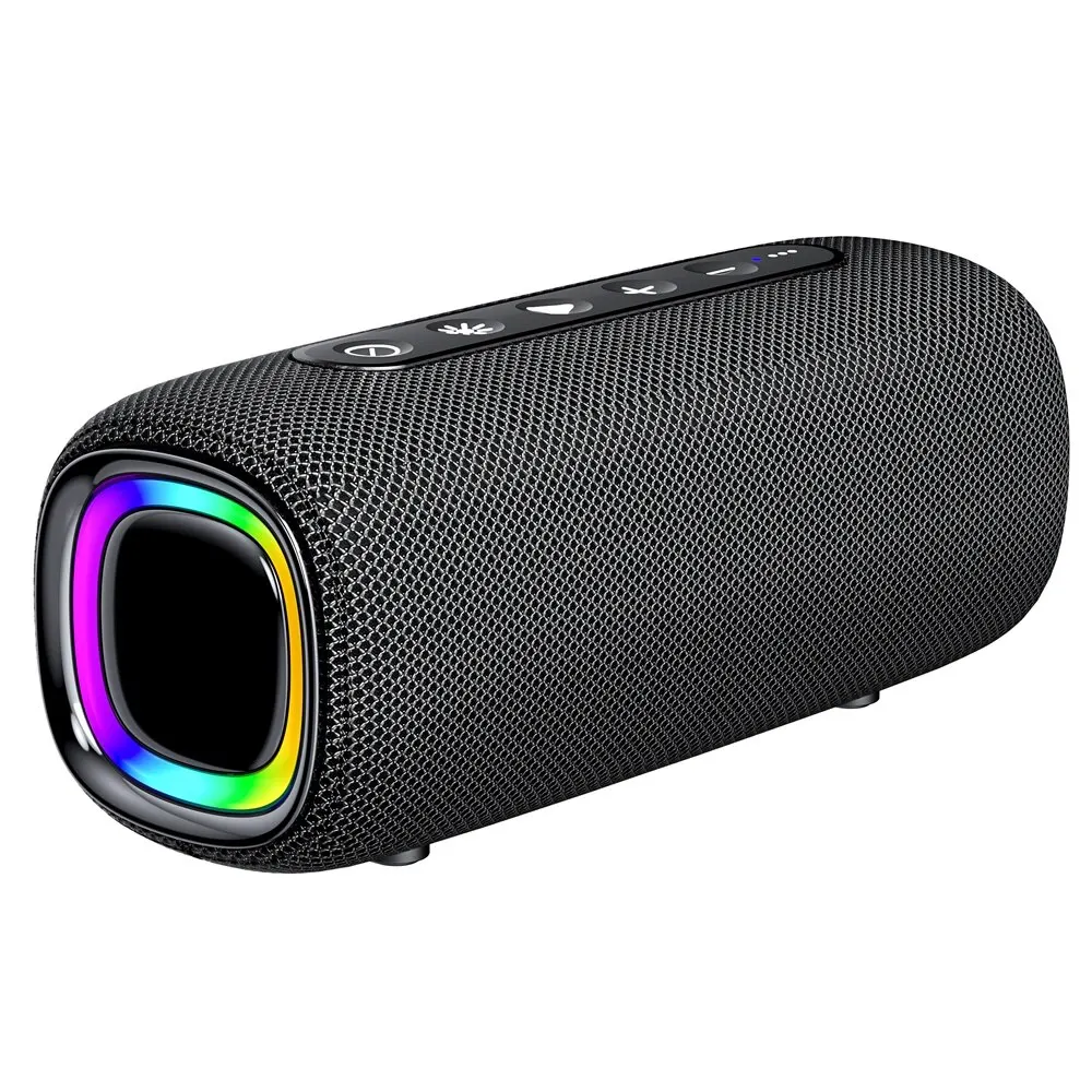 록 미아 20W 무선 스피커 EBS-608 강력한베이스 RGB 라이트 블루투스 5..