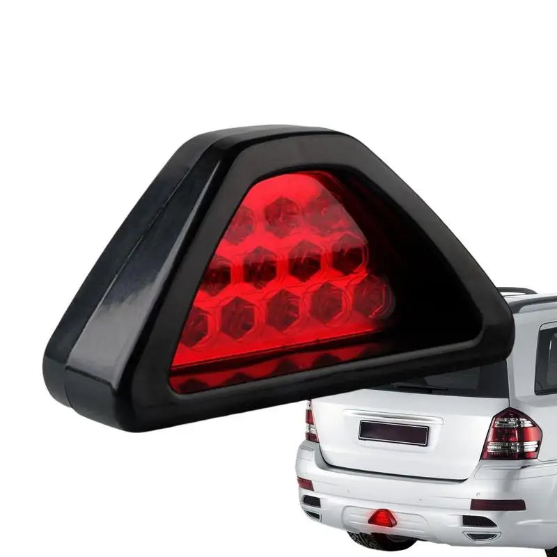 

Triangle LED Brake Light Multipurpose Motorcycle Rear Stop Light Safety Lamp Warning Strobe Stop Lamp For Car Auto Accessories