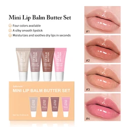 Hydrating Lip Butter Balm Set - Travel - Size Gloss for Nourished, Plump Lips (1set)