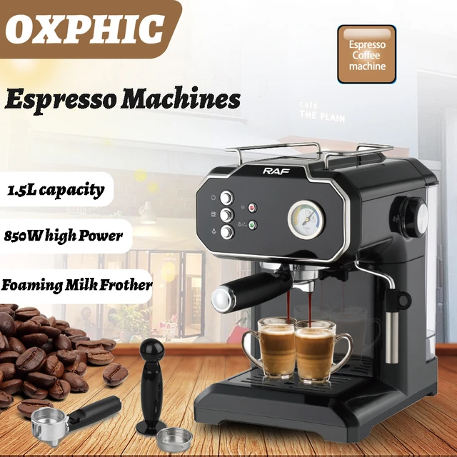 Coffee Bean Grinder, Automatic Espresso Coffee Machine , with Milk Frother  for Espresso, Latte and Cappuccino - AliExpress