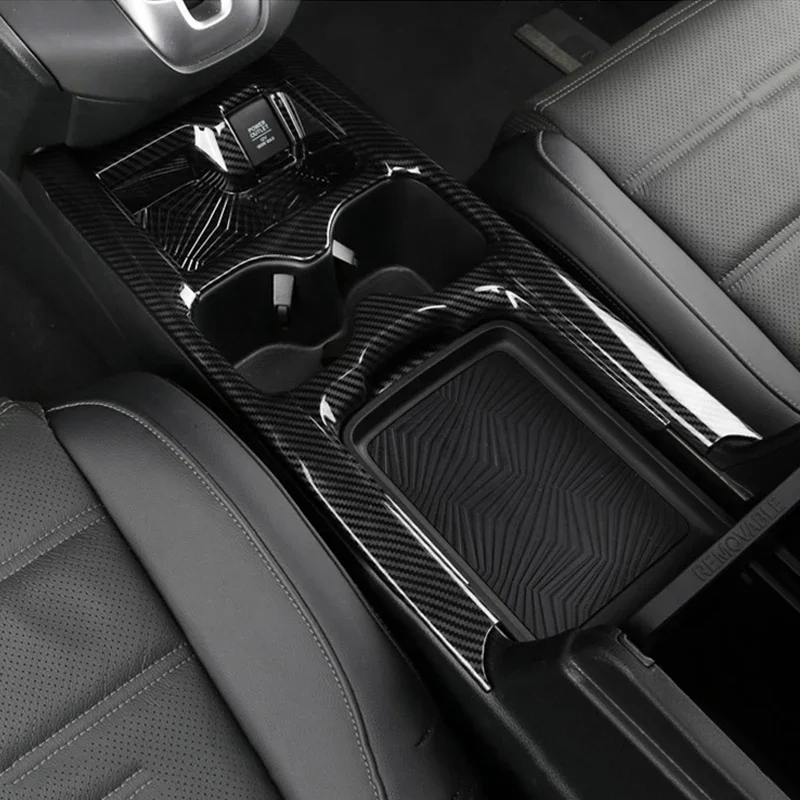 Per Honda CRV 2017 2018 2019 2020 ABS decorazione interna adesivi per auto interni portabicchieri cornice decorativa decorazione auto - Image 3