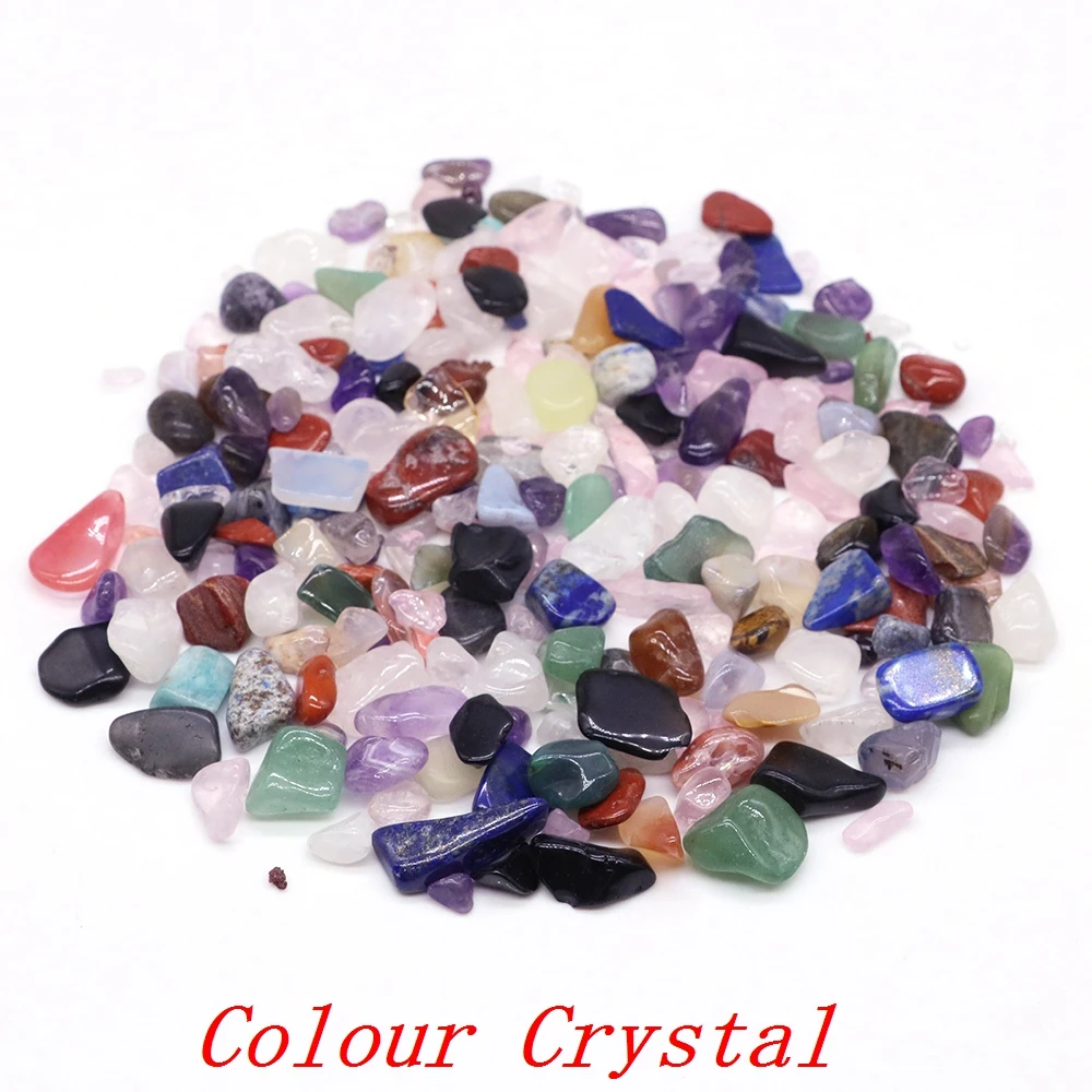 Colorful Natural Crystal Gravel for Home Decor and Healing Energy