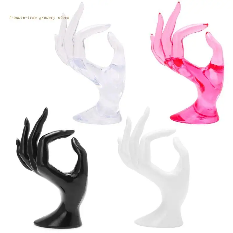 

Mannequin OK Hand Finger Glove Ring Bracelet Bangle Jewelry Display Stand Holder