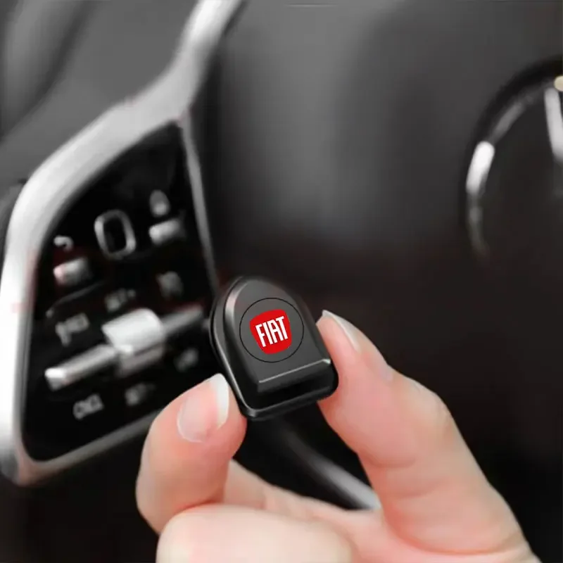 미니 자동차 후크 오거나이저 스토리지 USB 케이블 키 보관용 셀프 접착 벽 후크 피아트 두카토 아바르트 티포 판다 브라보 도블로용