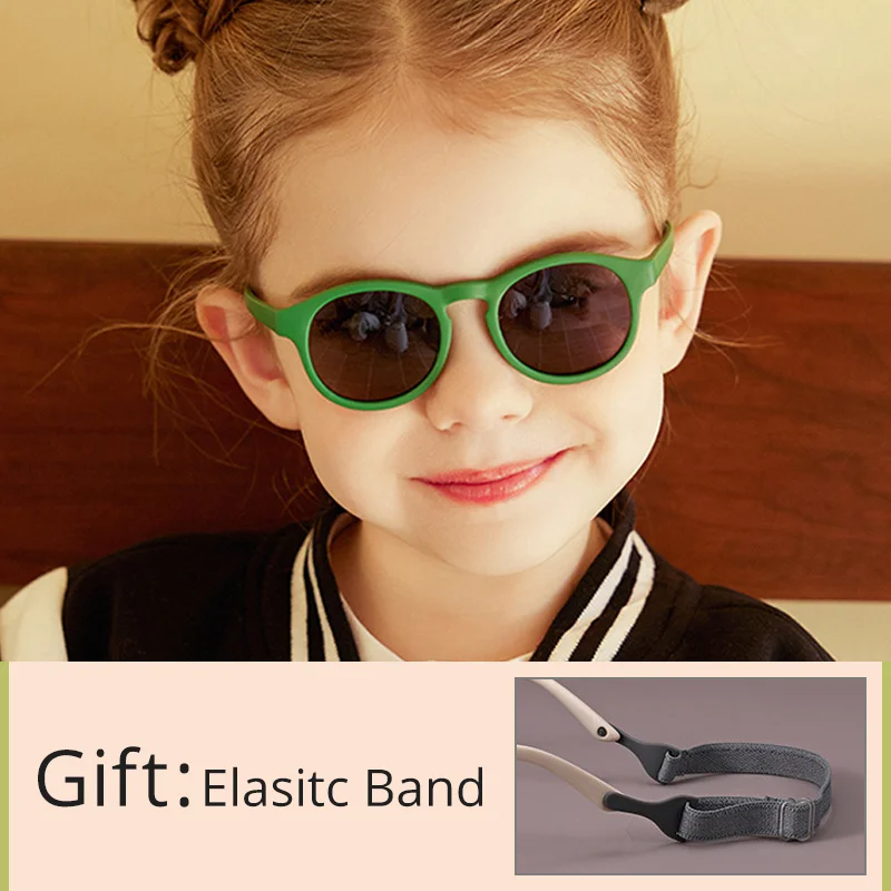 La Couleur Rouge Lunettes De Soleil Polarisées Pour Enfants, Vintage