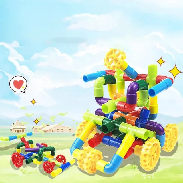 STEM Building Block 52/104/152Pcs Space Recognition Playset for Kids Learning 2