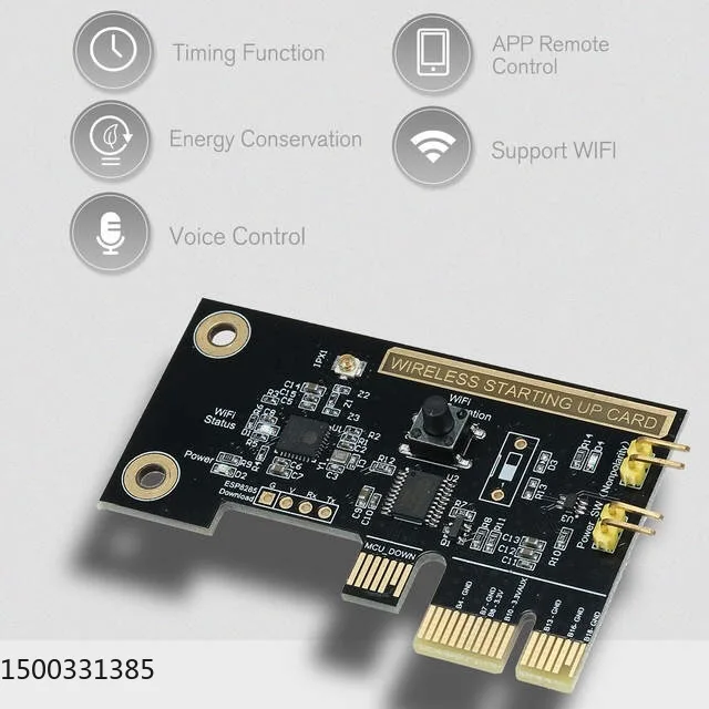 ewelink wifi wireless smart switch relay module mini pci e desktop switch card restart switch turn on/off pc remote control