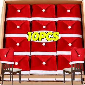 Red Christmas Chair Covers – Soft Non-Woven Seat Covers 1
