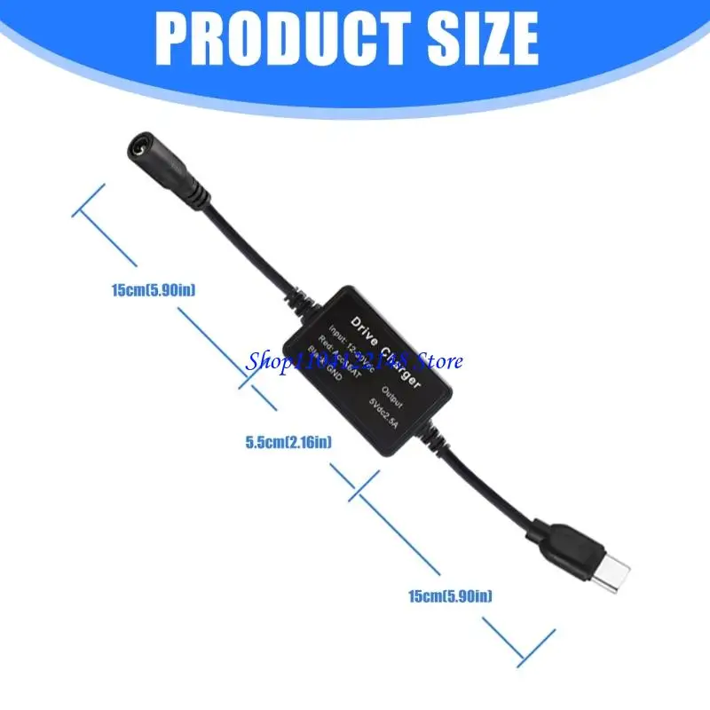 자동차 장치 5V 2.5A 안정 출력을 위한 C 전원 케이블을 입력하는 P9FA 신뢰성 DC5.5x2.1mm
