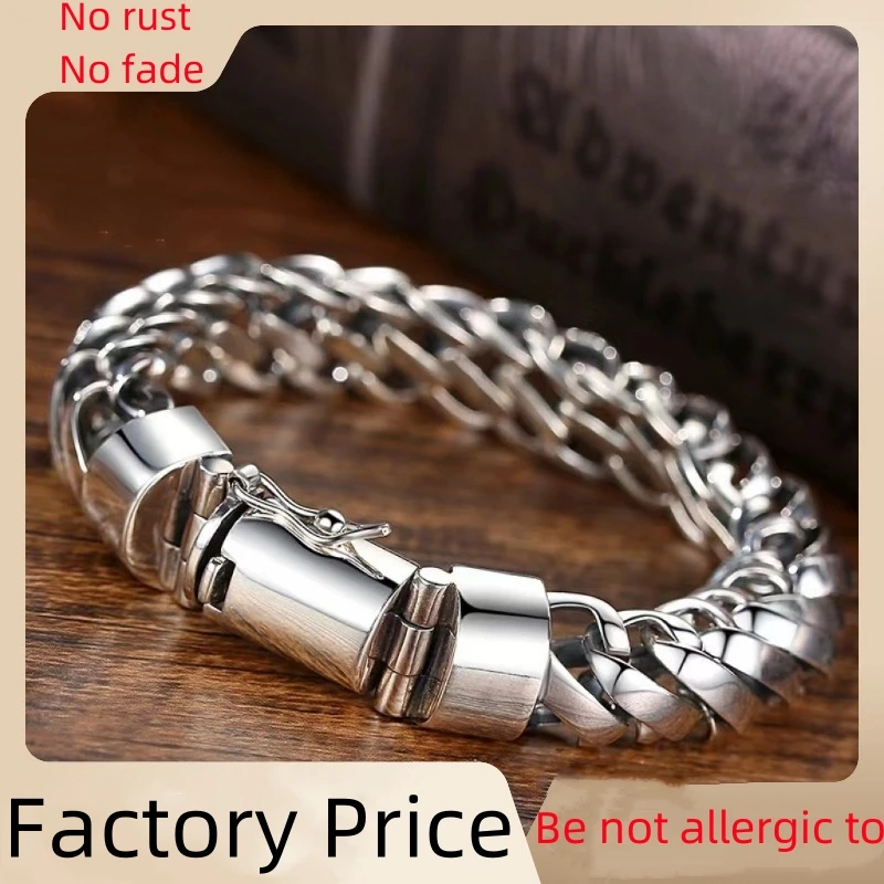 Great Sale 100%S925 Sterling Silver Punk Minimalist Bangle