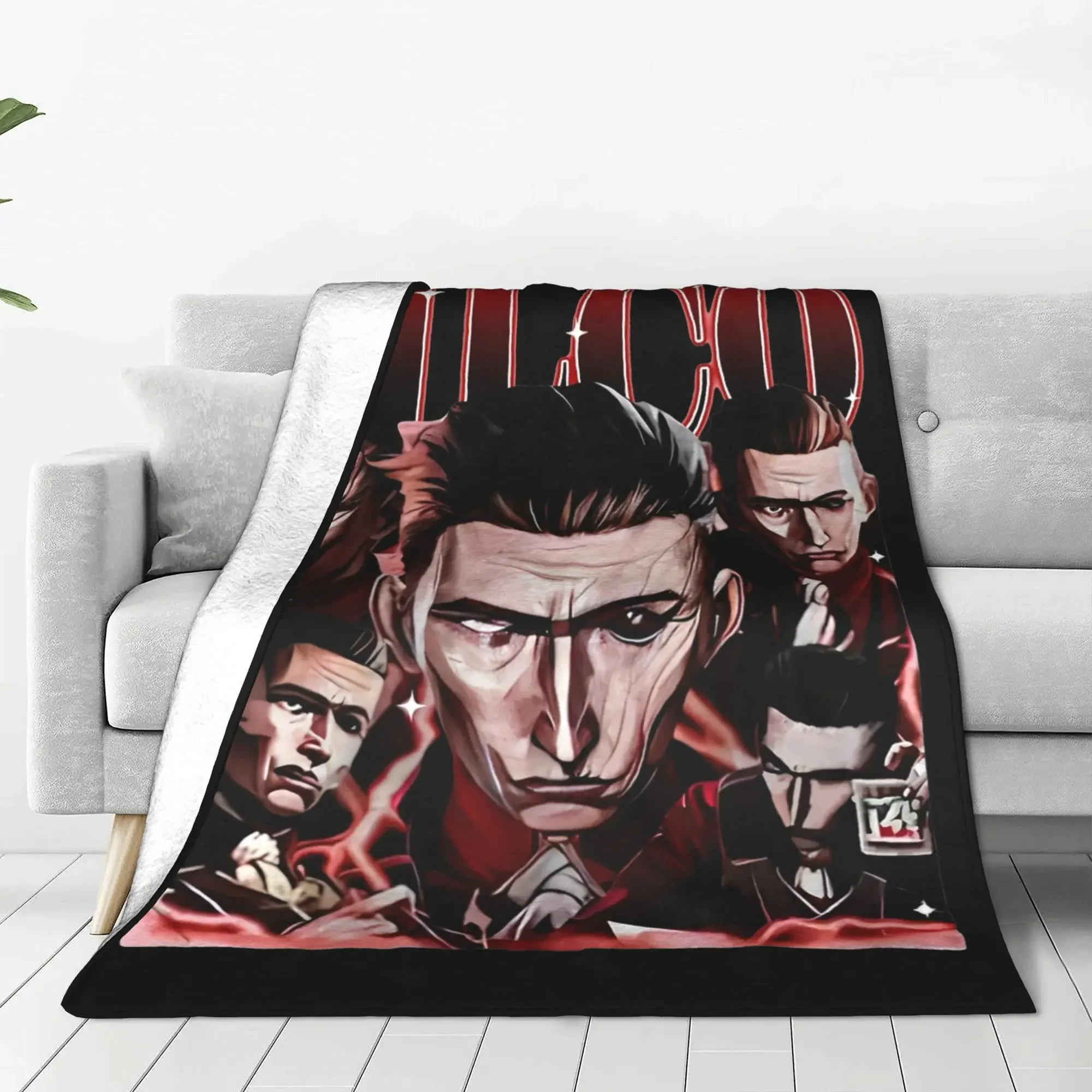 Silco Arcane Dark Villain Blankets Velvet L-Leagues of Legend Multi-function Super Warm Throw Blankets for Sofa Car Bedspreads 3