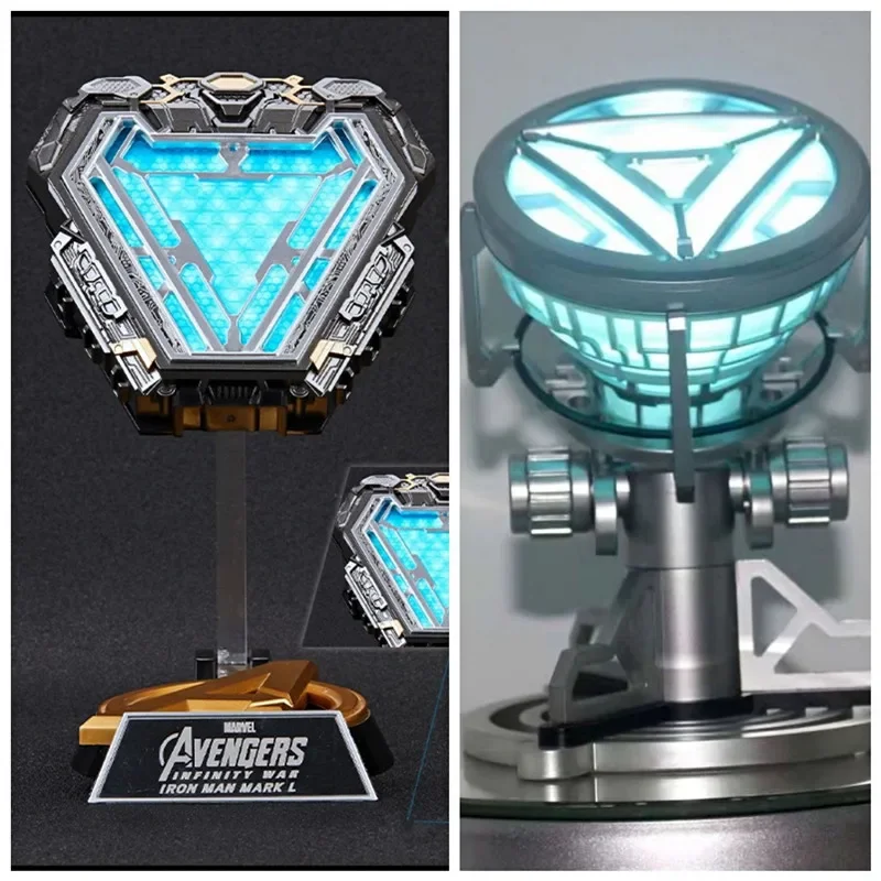 

Iron Man Mk50 Reactor 1:1 Wearable Chest Light Marvel Avengers 4 Arc Reactor Tony Stark Heart Of Mark Figure Led Model Kids Gift