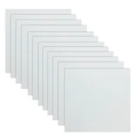 12 Sheets 10mil Mylar Sheet 12 X 12 Inch Milky Translucent PET Blank Stencil Making Sheet (10mil) 1