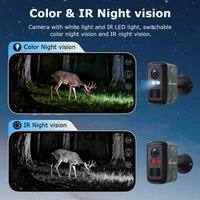 Caméra de surveillance extérieure Sectec 5MP Mini solaire 4G, couleur camouflage, WiFi, détection PIR, suivi automatique, application UBox 6