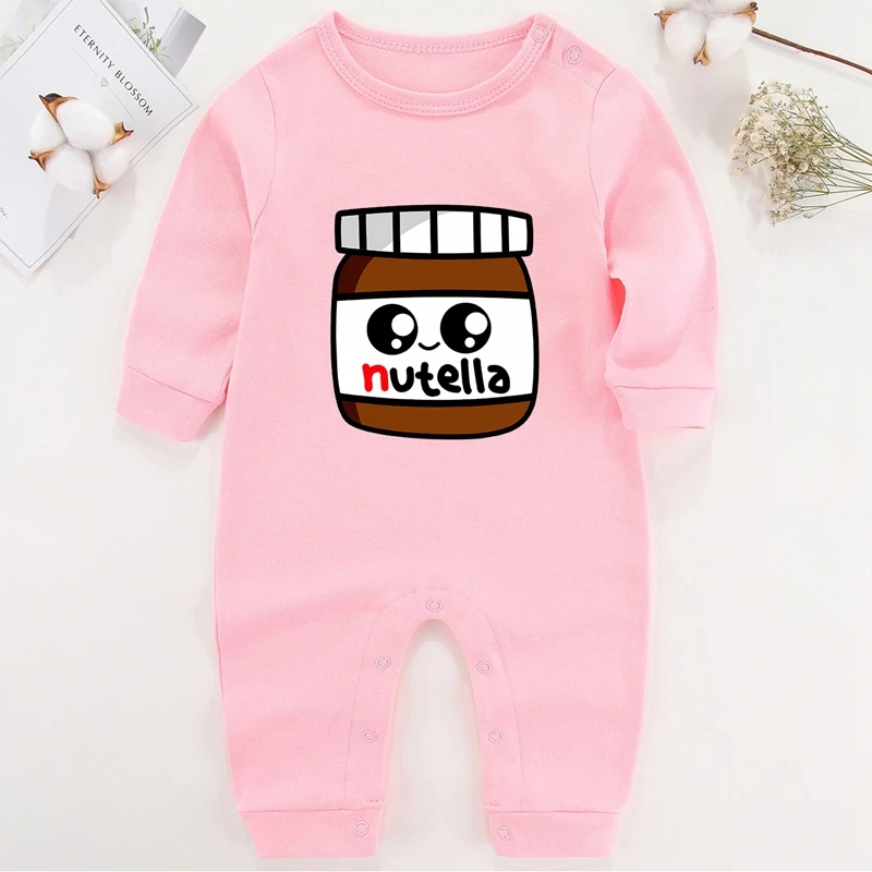 bright baby bodysuits	 Baby Boy Winter Clothes Ropa De Bebe Niña Infant Outfits Cotton Baby Girl Romepr Mom I Love You More Than You Nutella Costume Baby Bodysuits for girl  Baby Rompers