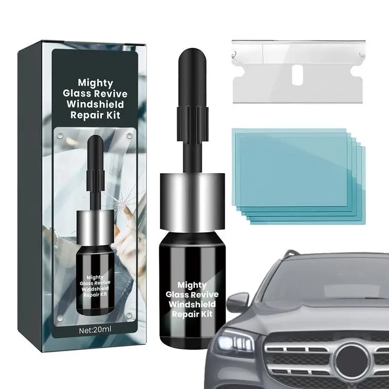 

Windshield Glass Repair Kit Windshield Repair Kit for Cracks Window Repair Kit Automotive Windscreen Tool for Fixing Chips