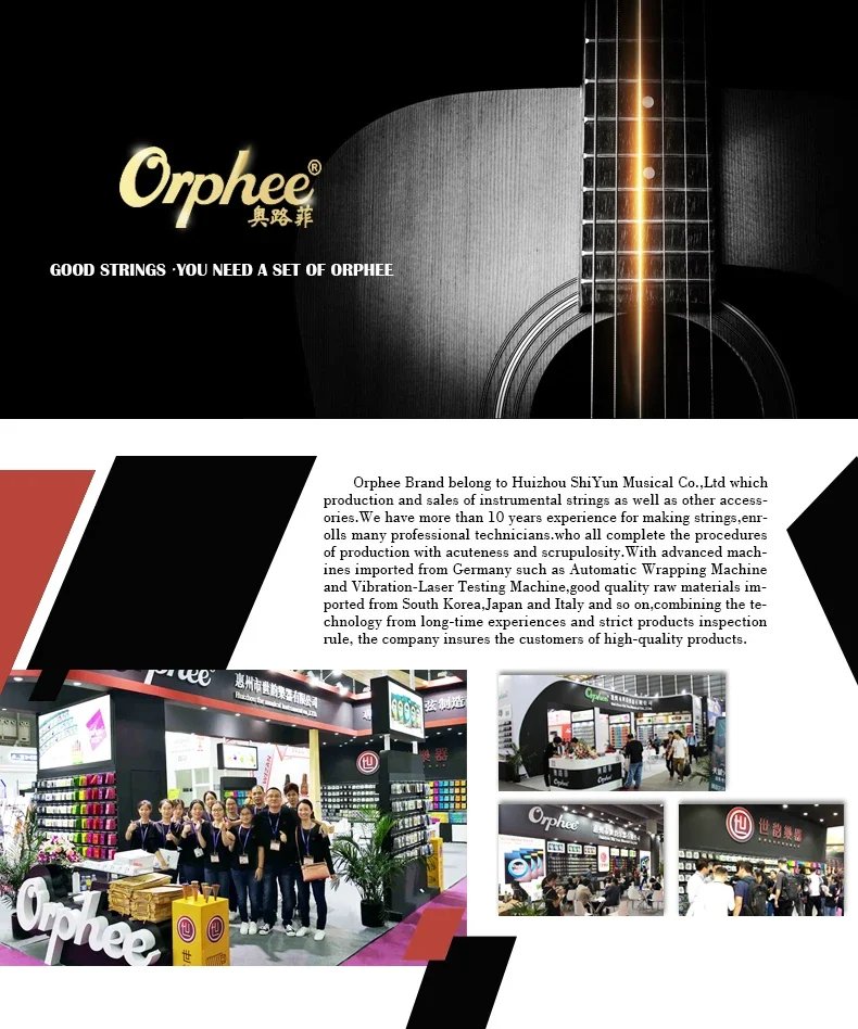 Orphee Elektrische Gitarre Saiten Carbon Stahl Sechseckige Legierung Nickel Anfänger Praxis Saiten Elektrische Gitarre Zubehör Teile – Detail 24
