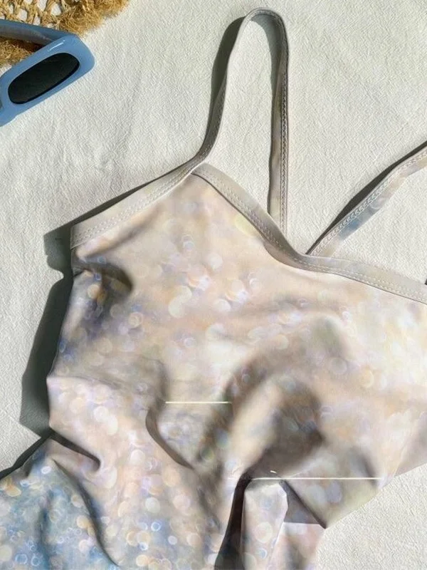 2025 New Women's One-Piece Competitive Swimming Suit Sexy Small Chest Slimming Speed Swimming Costume Beach Scene Dry Fast - 3