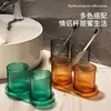 Bathroom Cup Simple Toothbrush Cup Hotel Gargle Cup Home Water Juice Cup Anti-fall Colorful Plastic Cup Bathroom Home Decor Gift 2