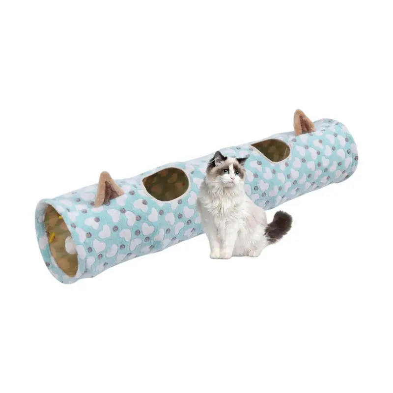 

Cat Tunnels For Indoor Cats Pet Tube Collapsible Play Toy Indoor Outdoor Toys Puppy Kitten Rabbit Pet Cat Tunnel Tube Cat Toy