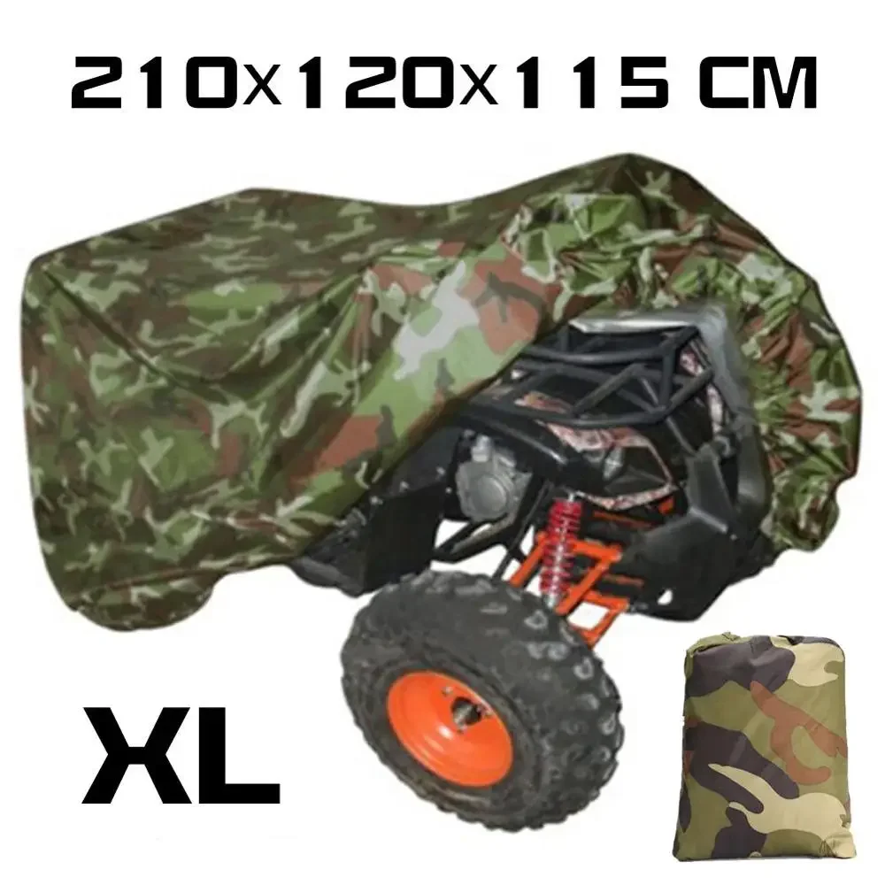 Waterproof Biker Cover 190T Camouflage Waterproof Motorcycle Cover Quad ATV Vehicle Scooter Motorbike Bicycle Case Tent motorcycle cover bicycle gear cover quad bike cover scooter cover