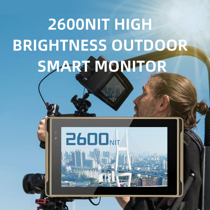 7" Waterproof Rugged Tablet 2600Nit 8+128GB Sunlight Readable 1920X1080 FHD for DJI Drone Control Motorcycle Riding Monitor