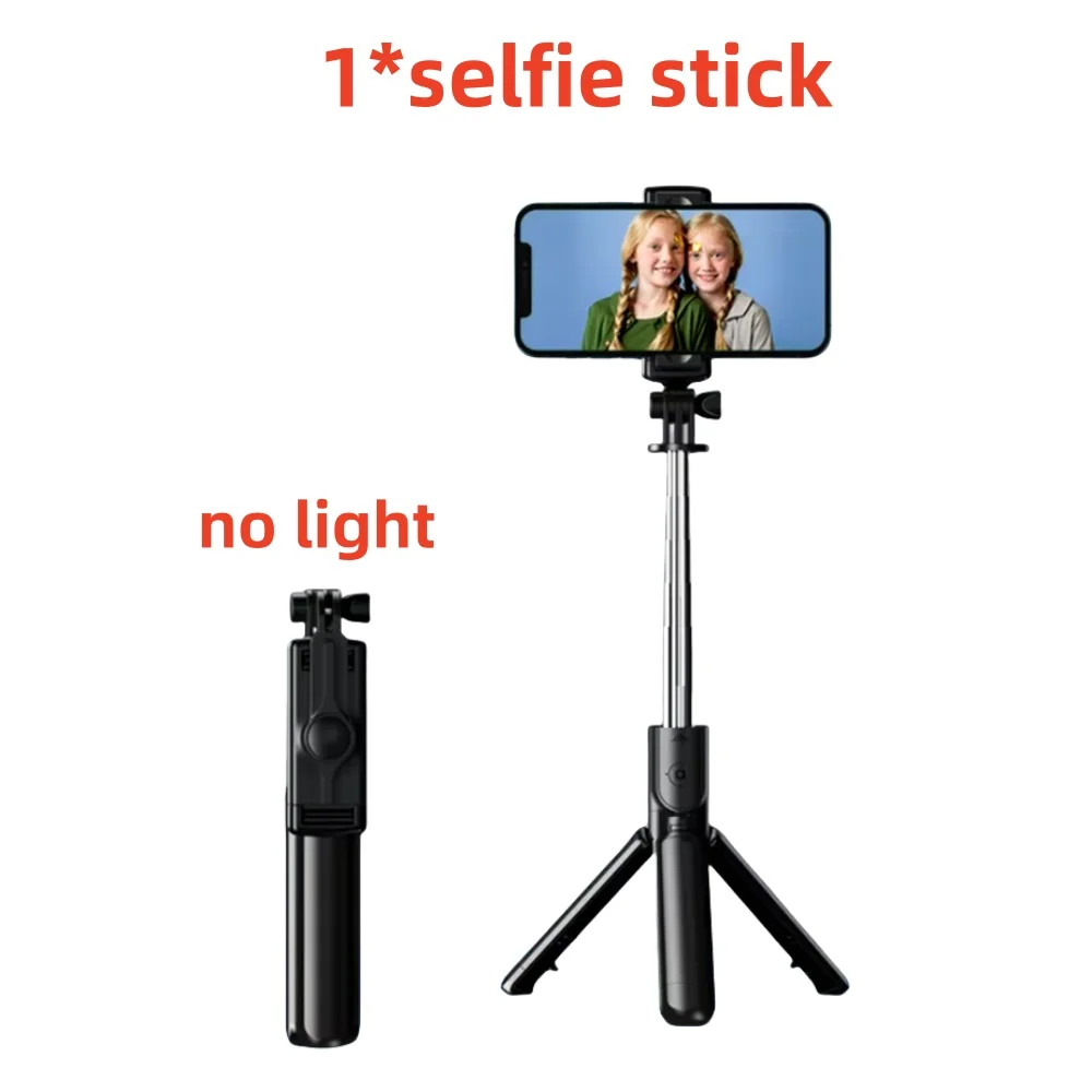 Compact Bluetooth Wireless Selfie Stick with Remote Shutter and Extendable Tripod