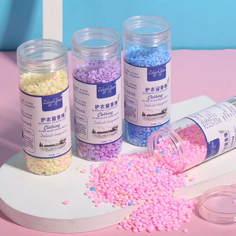 Anti-static Lasting Fragrance Beads Laundry Softener Washing Machine Clean Detergent Use Perfume Care Wearing Diffuser 110g