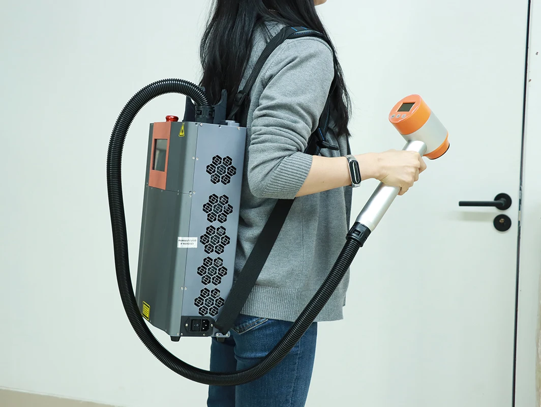 Handheld Backpack Laser Rust Removal Cleaning Machine for Wood Stont Glass Metal 100w 200w 300w 500w 1000w 2000w 4 in 1