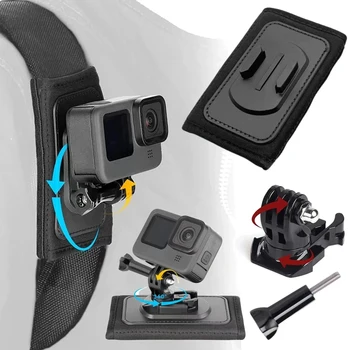 Sac à dos bandoulière 360 °   Support rotatif à dégagement rapide pour GoPro Hero 13 12 11 10 9 Insta360 DJI Osmo, accessoires de caméra d'action 1